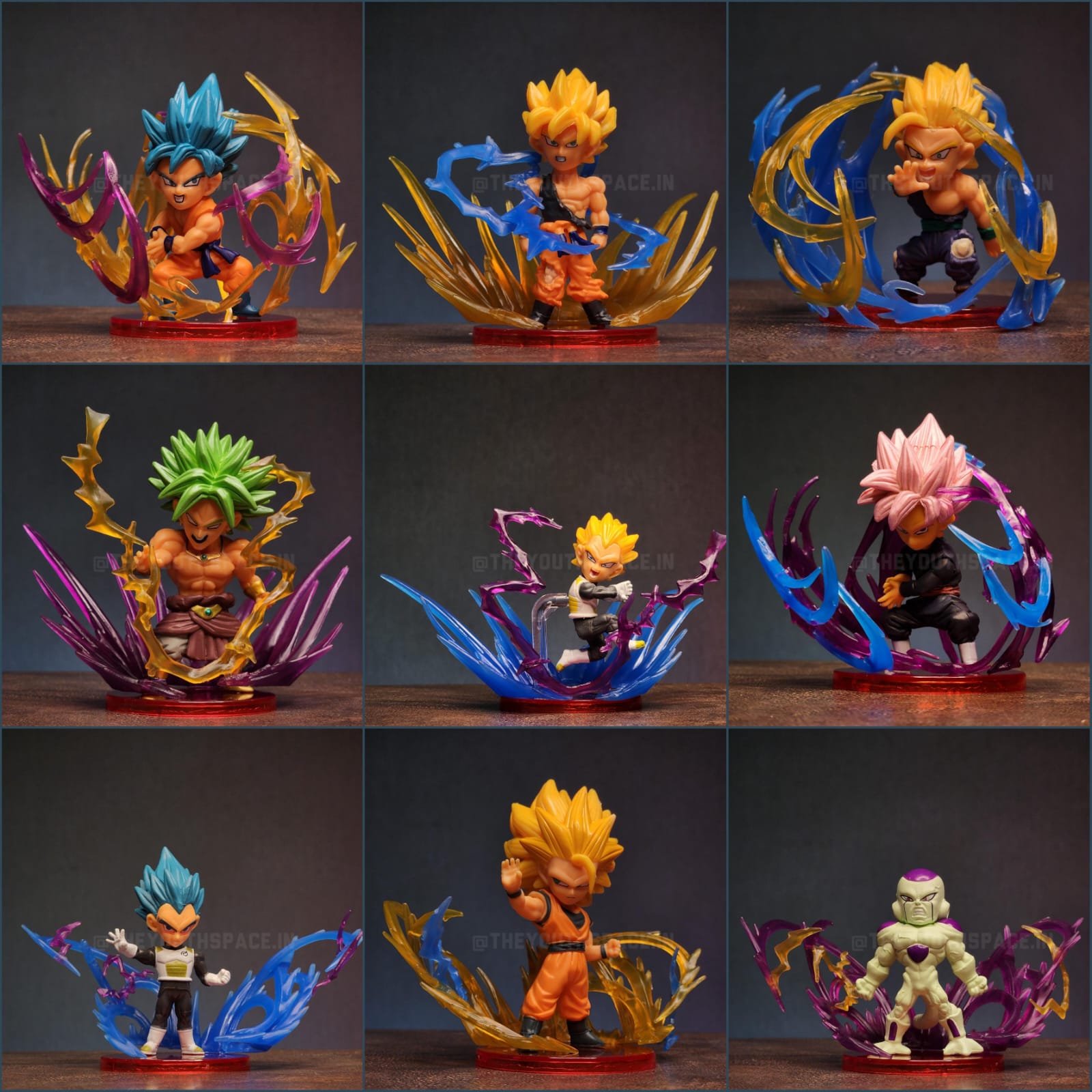 Dragon Ball effects Set of 9 Figures
