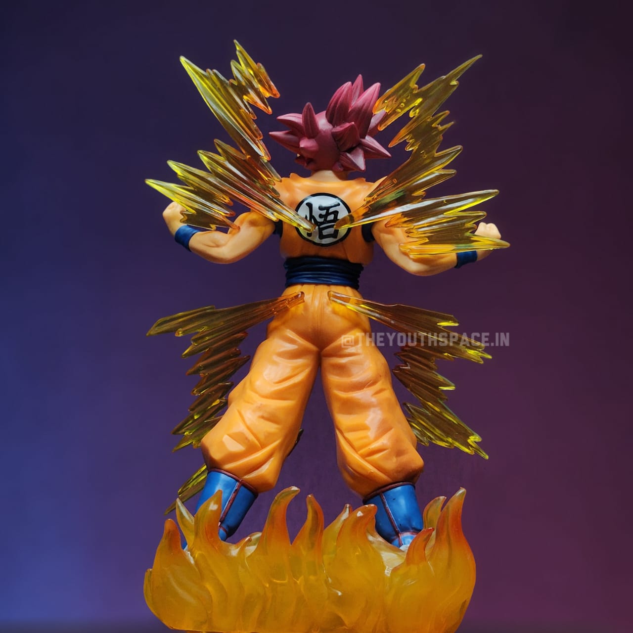 Goku Super Saiyan God Action Figure (30Cms) - Dragon Ball Z