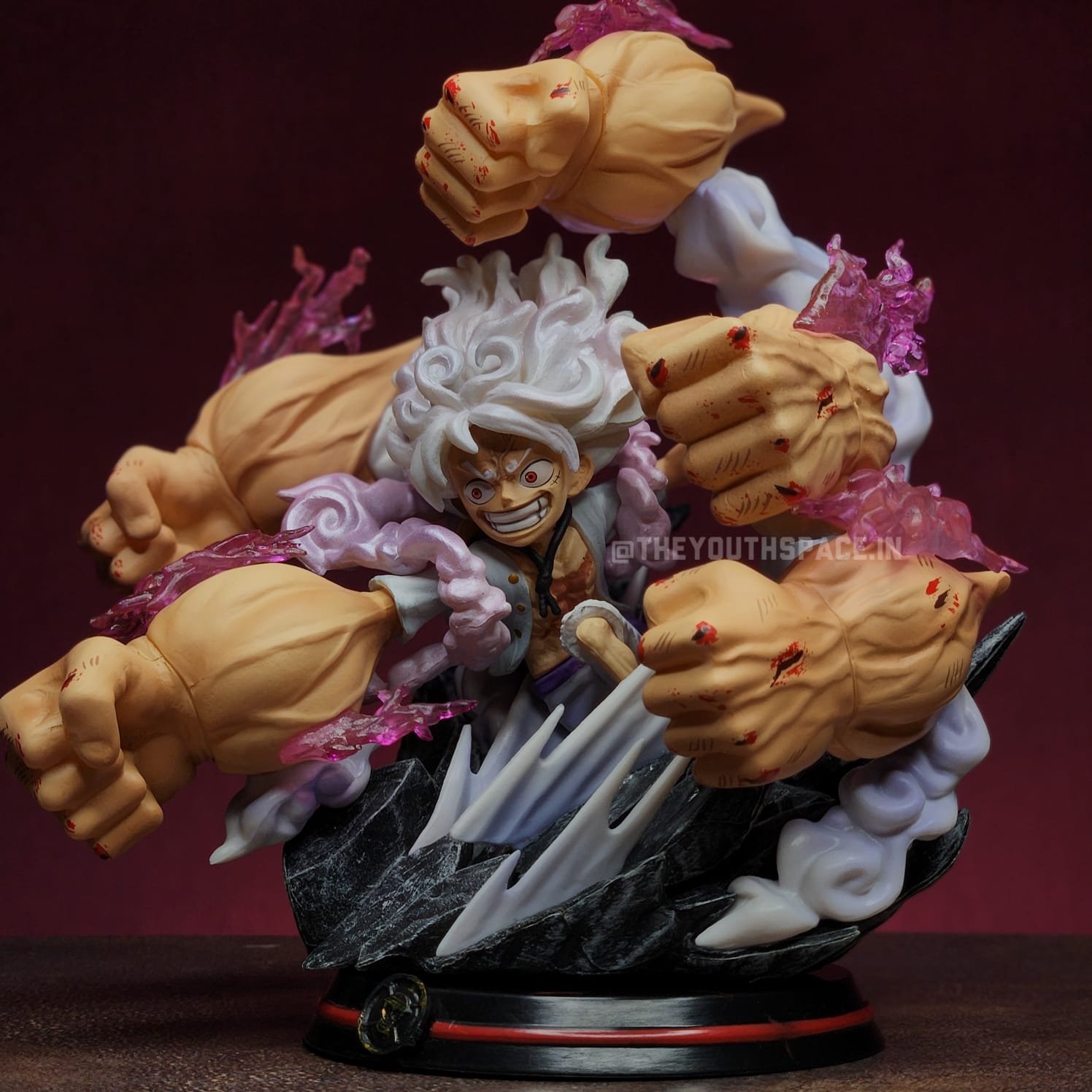 Luffy Gear 5 Sun God Nika Multi Fist Action Figure - One Piece