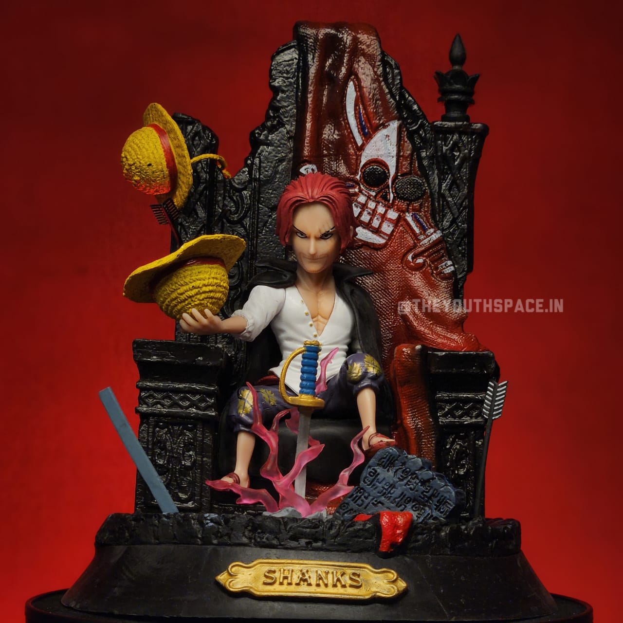 SHANKS ON THRONE ACTION FIGURE - ONE PIECE