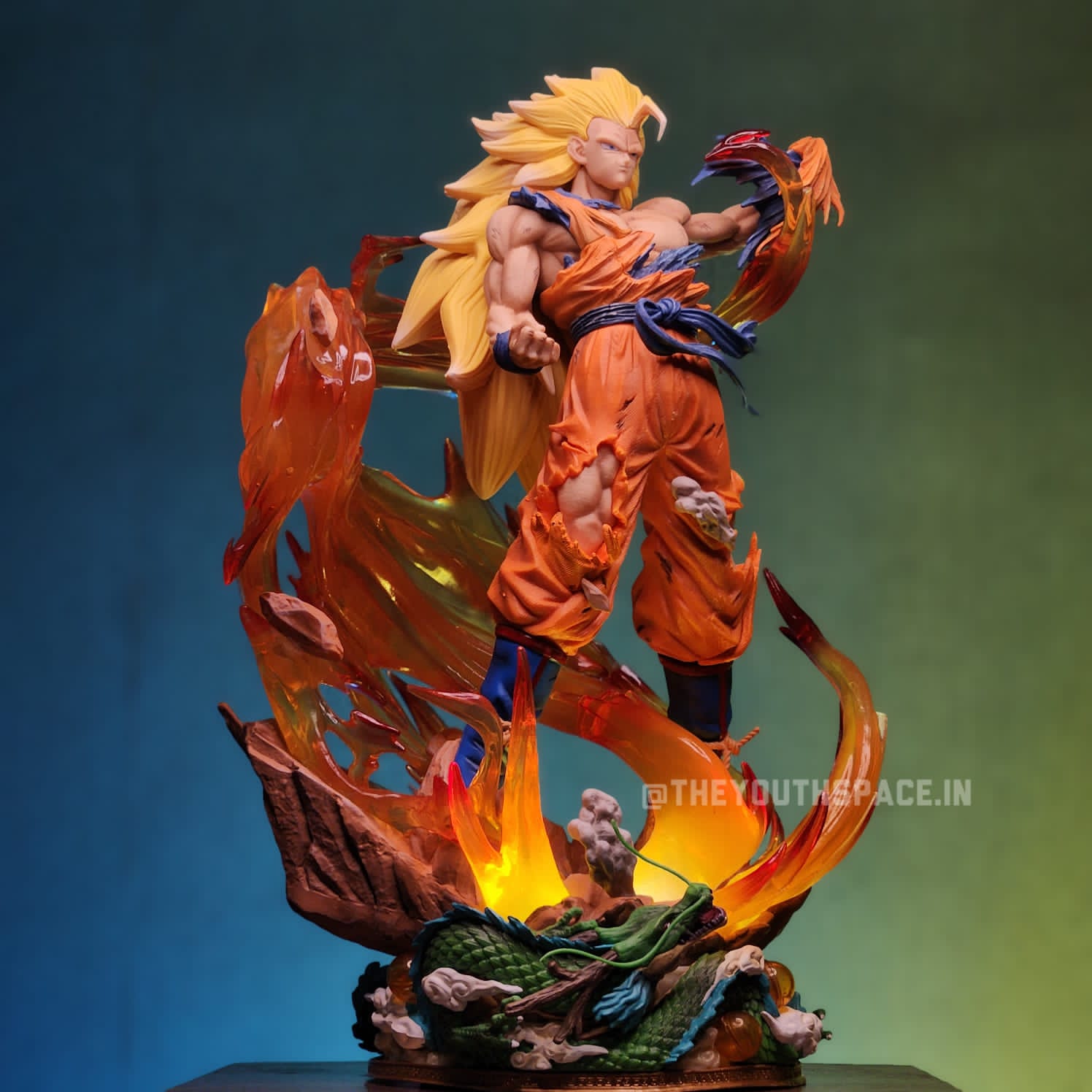 Dragon Ball Super Saiyan Goku Action figure with Lights (42 cm)- Dragon Ball