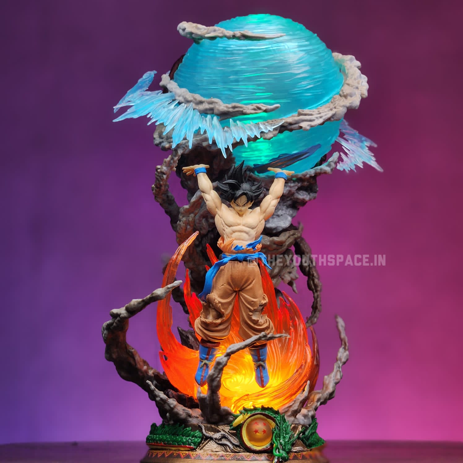 Goku Spirit Bomb detailed Action Figure with Lights - Dragon ball