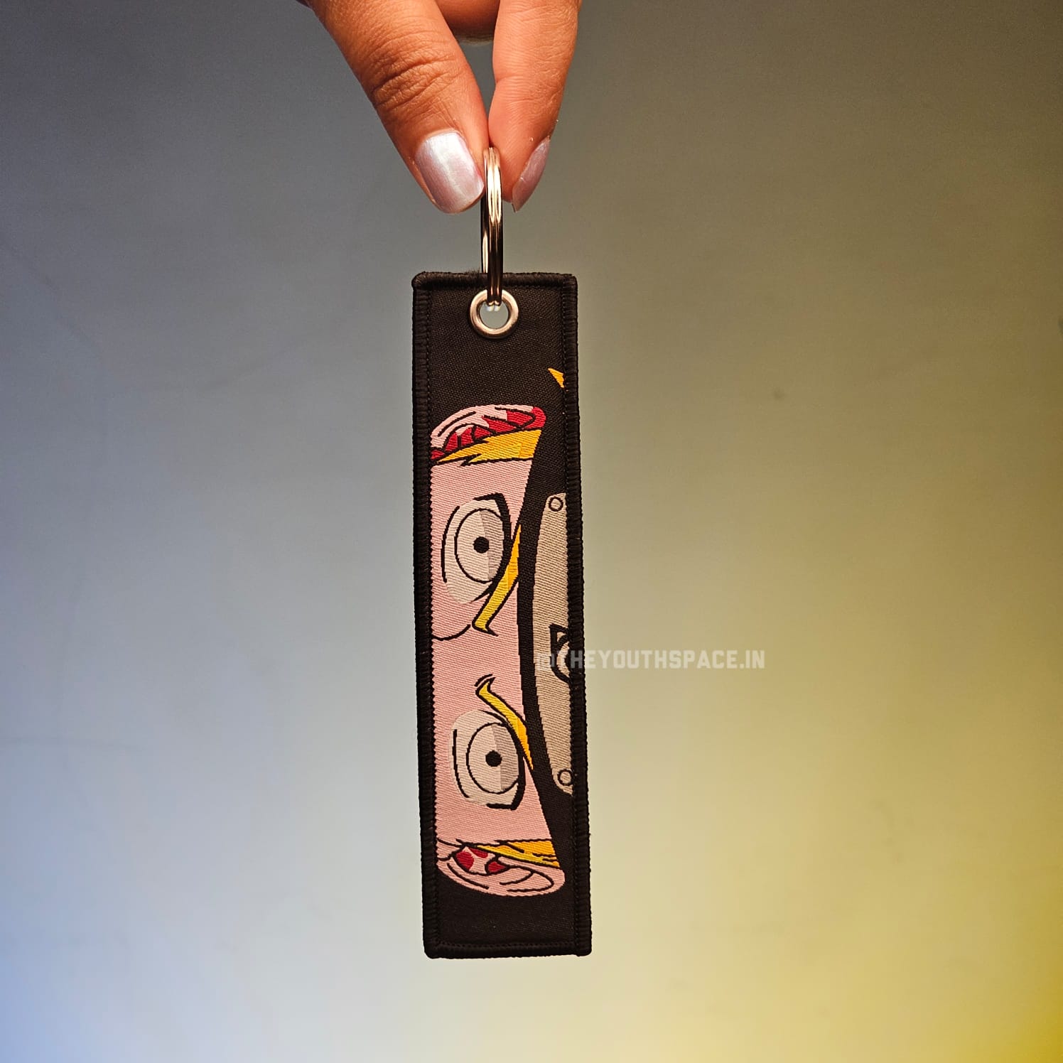 Naruto × Kurama Flip Side Embroidered Keychain (15 cm)