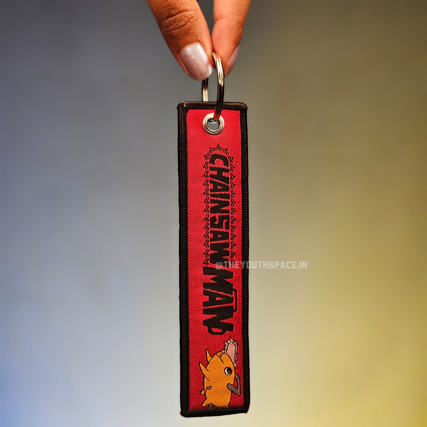 Chainsaw man Flip Side Embroidered Keychain (15 cm)