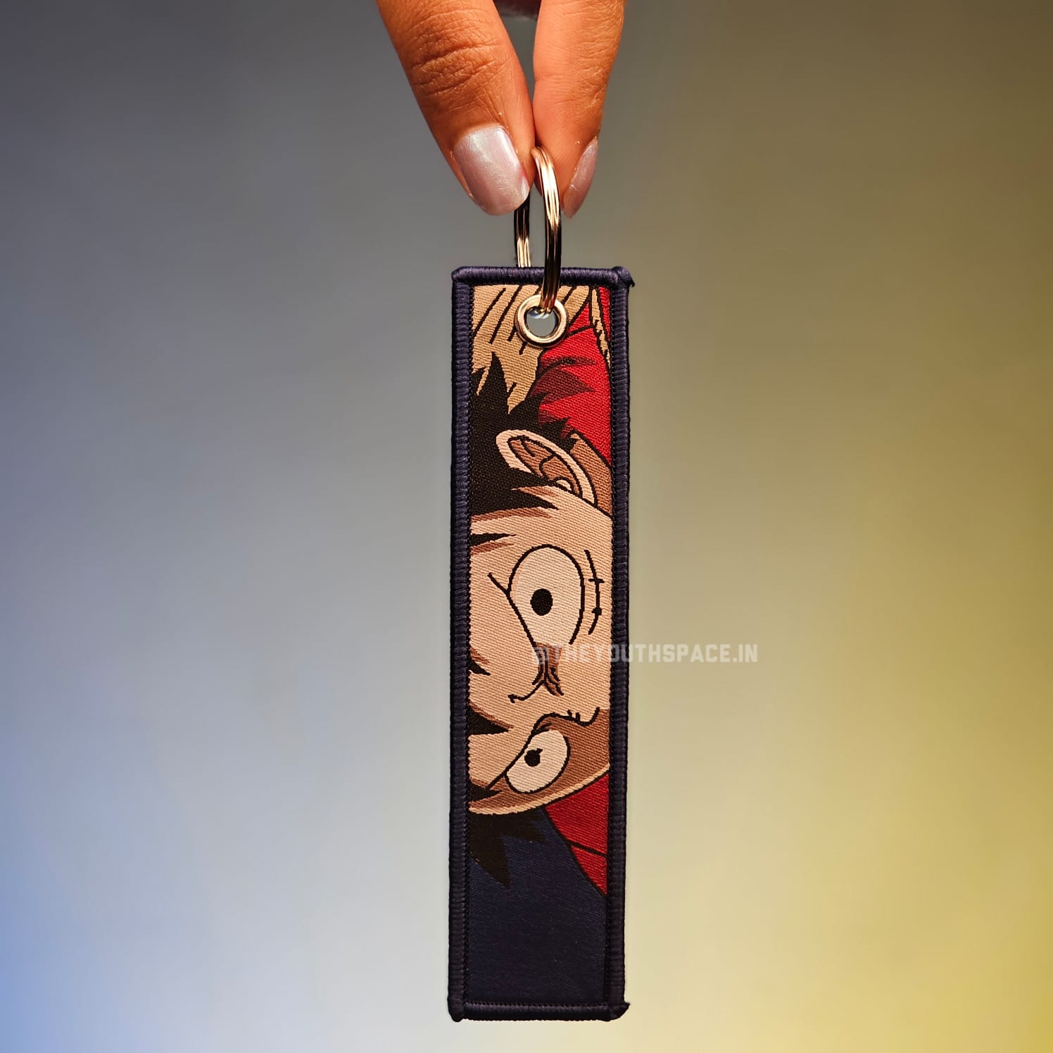 One Piece Luffy Flip Side Embroidered Keychain (15 cm)