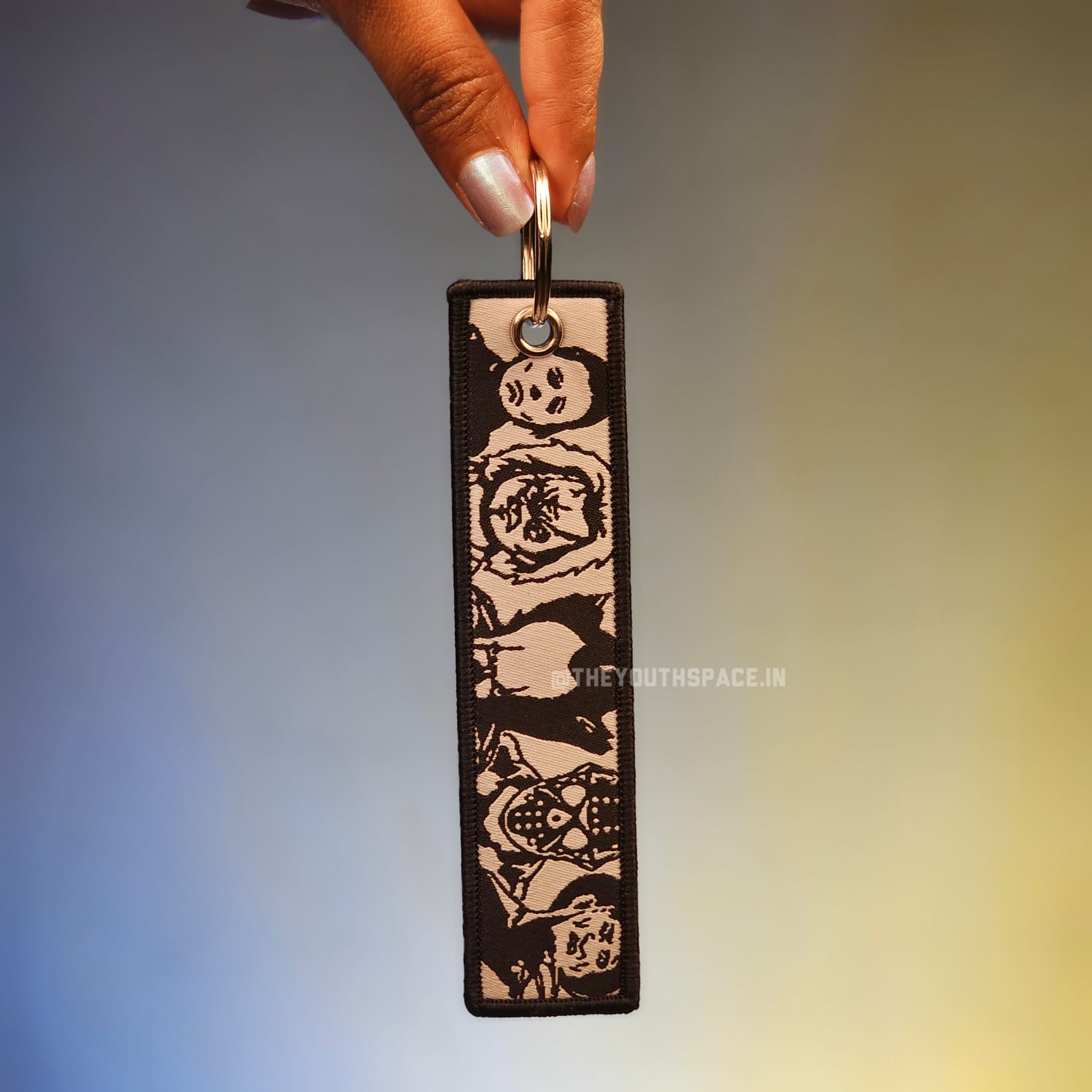 Friends Flip Side Embroidered Keychain (15 cm)