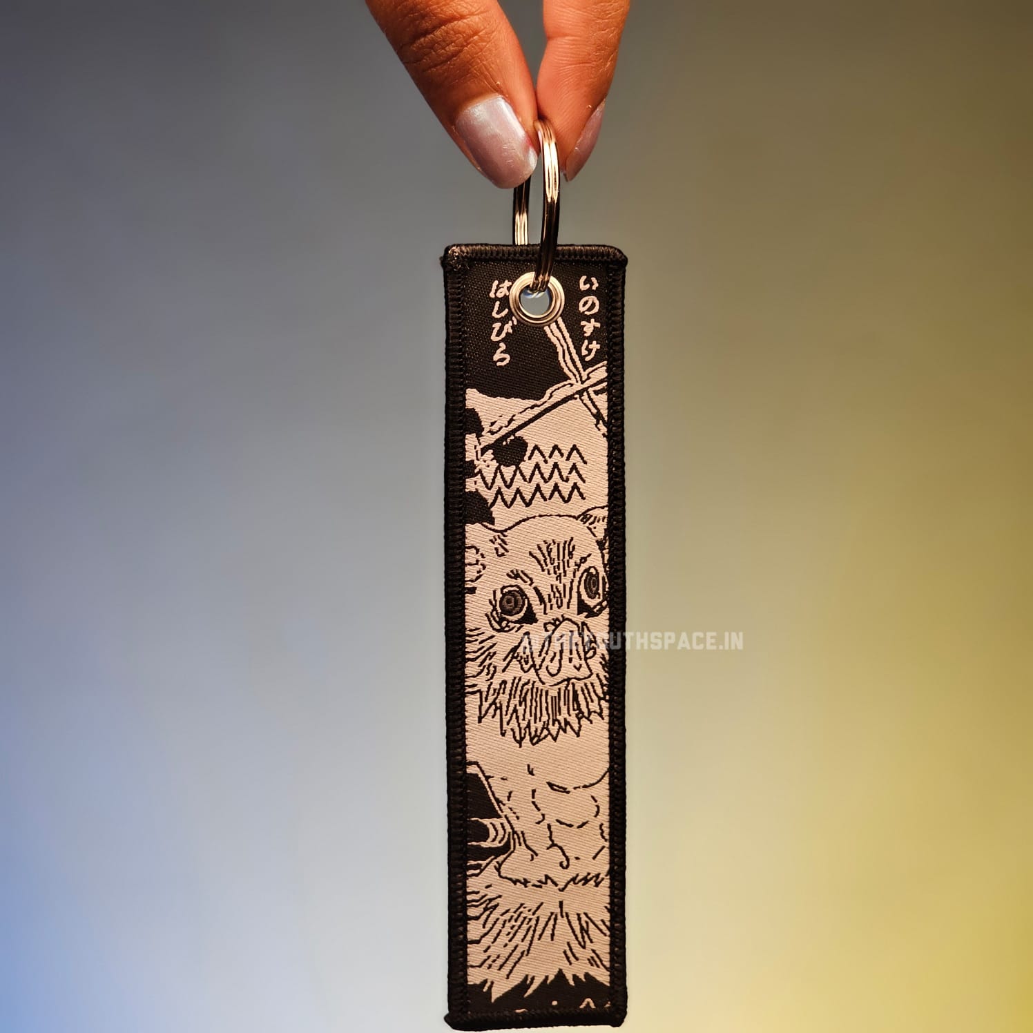 Demon Slayer Inosuke Flip Side Embroidered Keychain (15 cm)