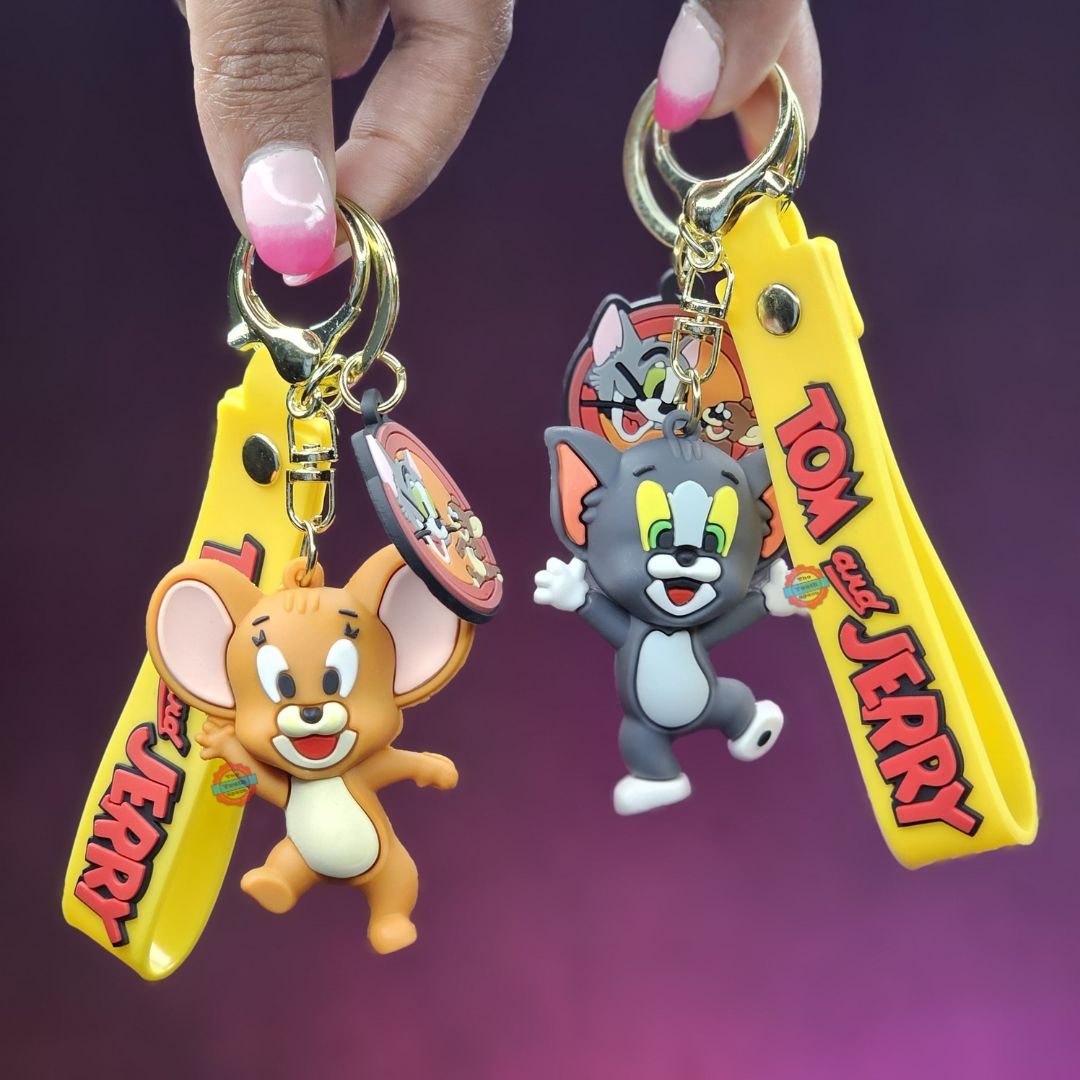 Tom & Jerry Silicone Keychain (code 1)