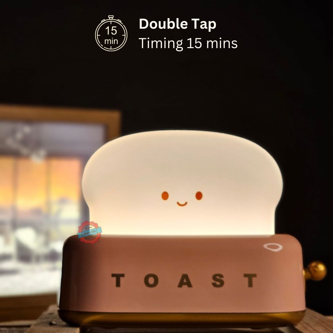 Toast Lamp (Size: 12.5 cm, Color : Warm white)