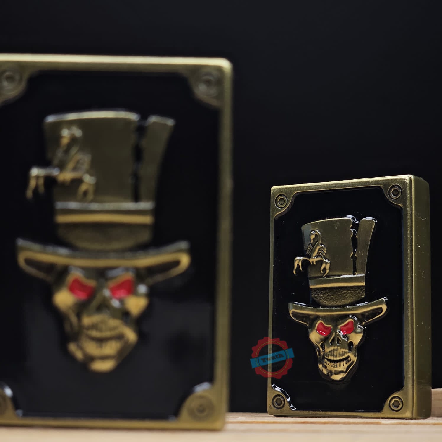 Skull Head Jet Lighter (Metallic)