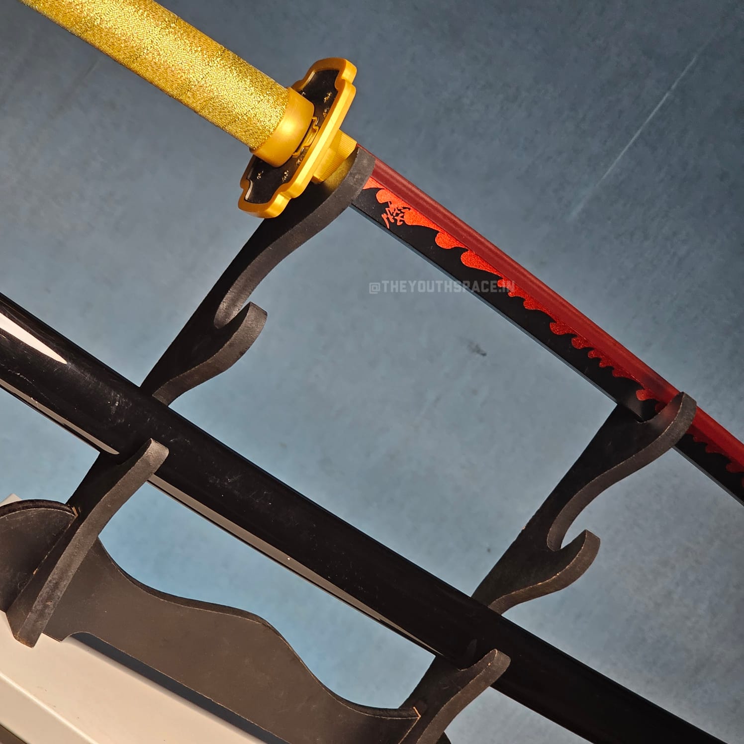 Yoriichi's practice wooden X acrylic katana (104cms)