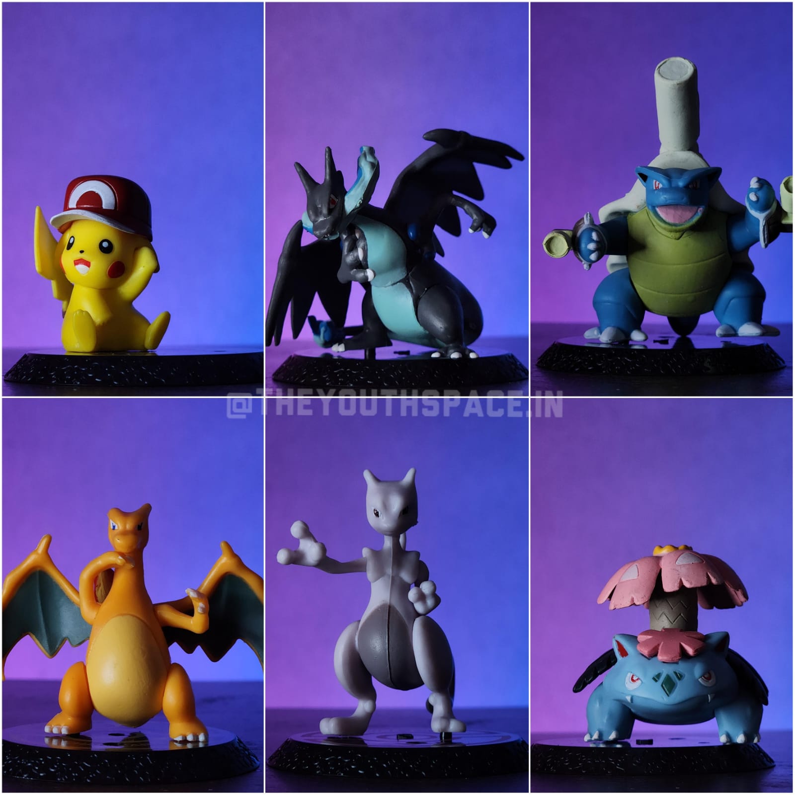Pokémon Action Figures (Set of 6) (Code 2)