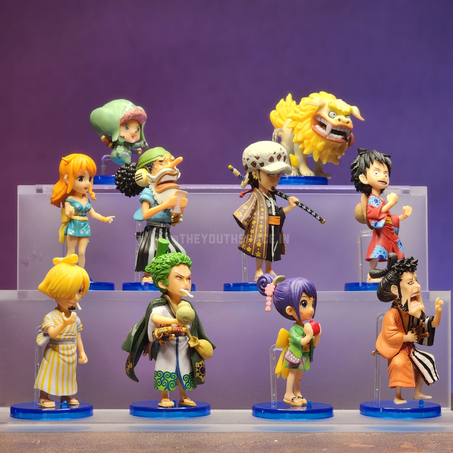 One Piece Set of 10 Figurines