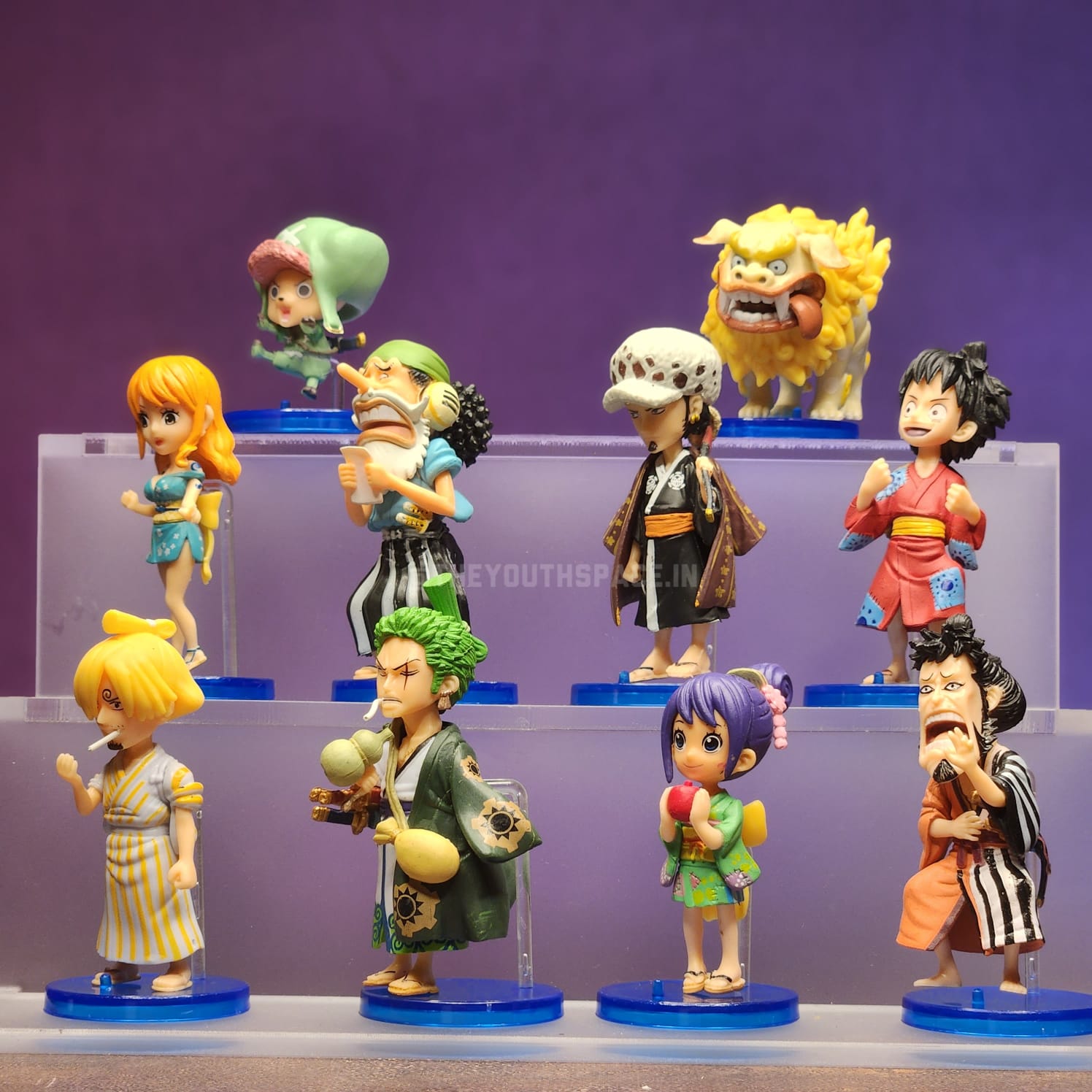 One Piece Set of 10 Figurines