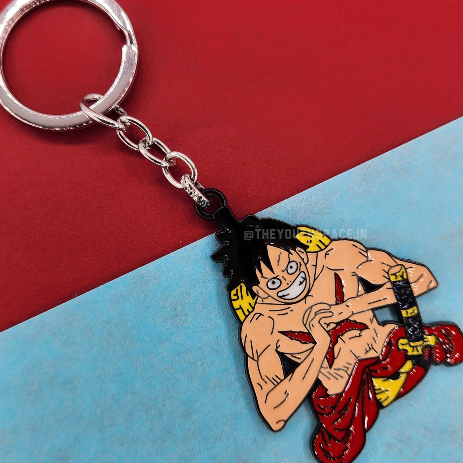 Luffy Metal Keychain