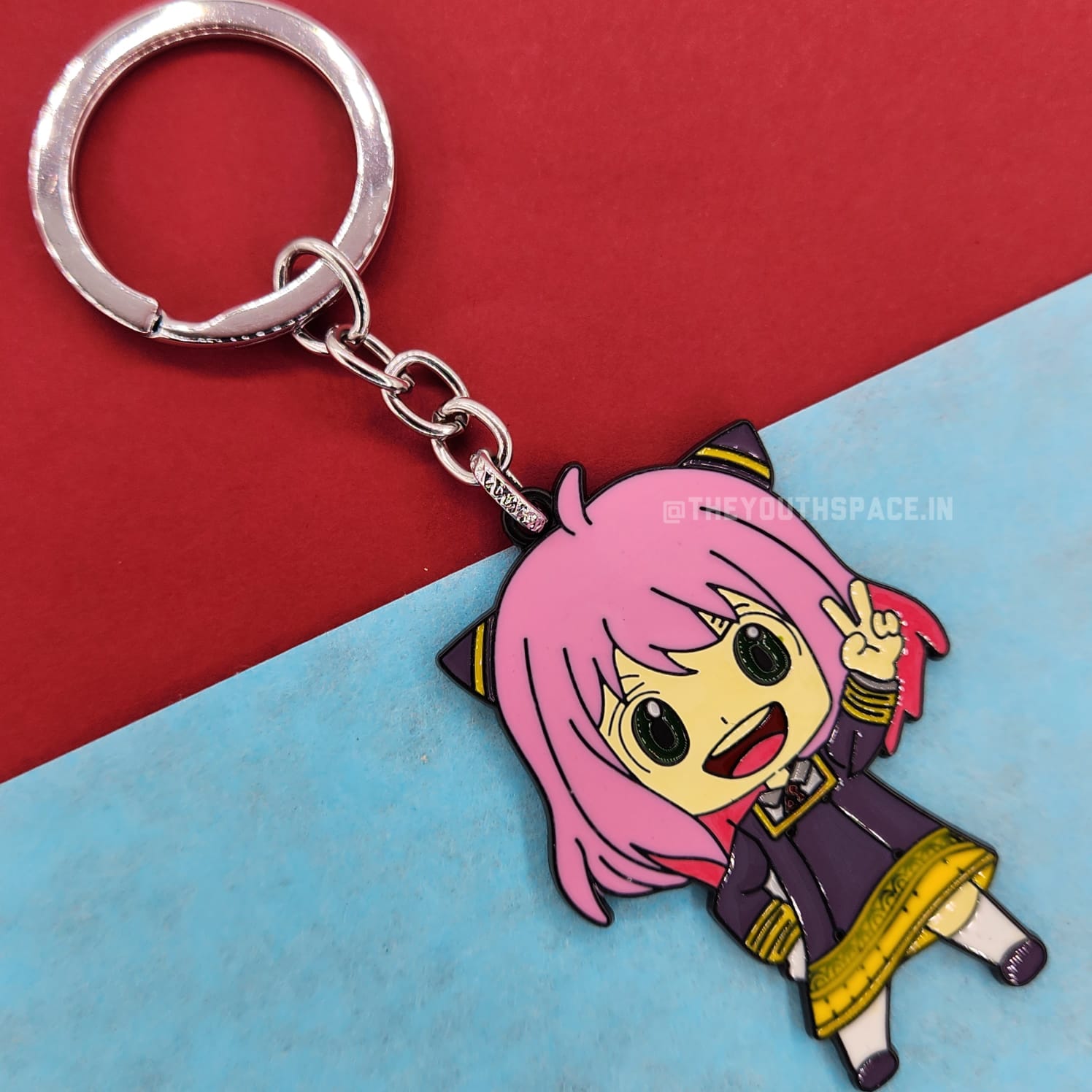 Anya Metal Keychain