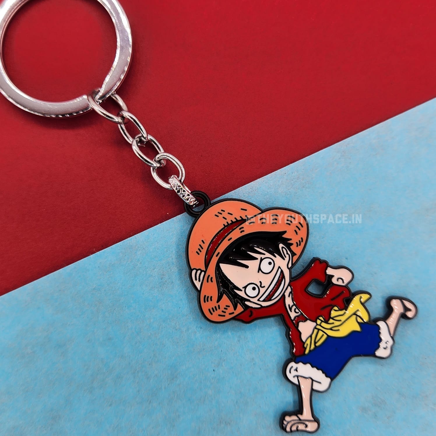 Luffy Metal Keychain