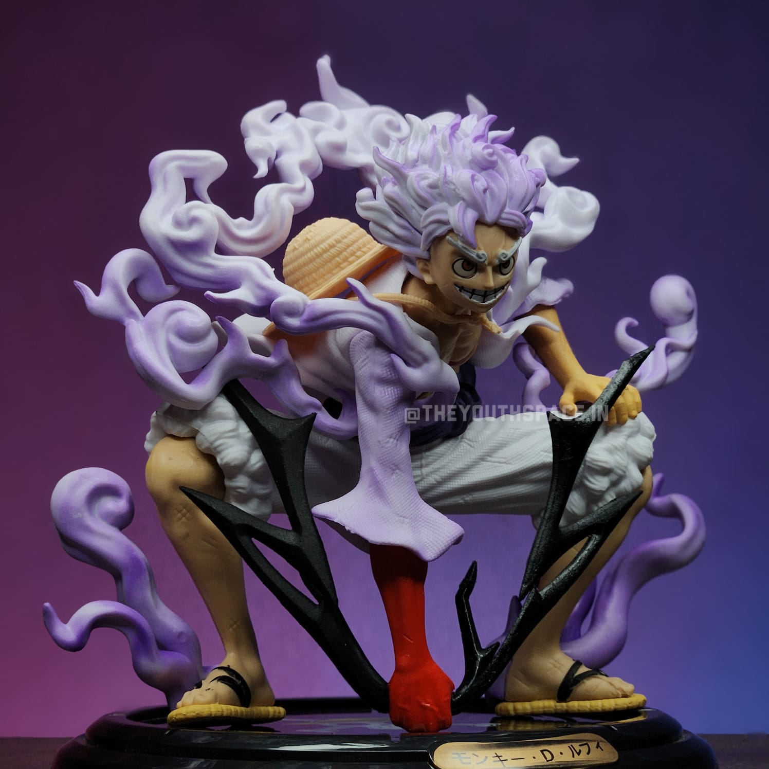 Anime One Piece Luffy GEAR 5 Figurine 15 CM Nika Sun God Figurines