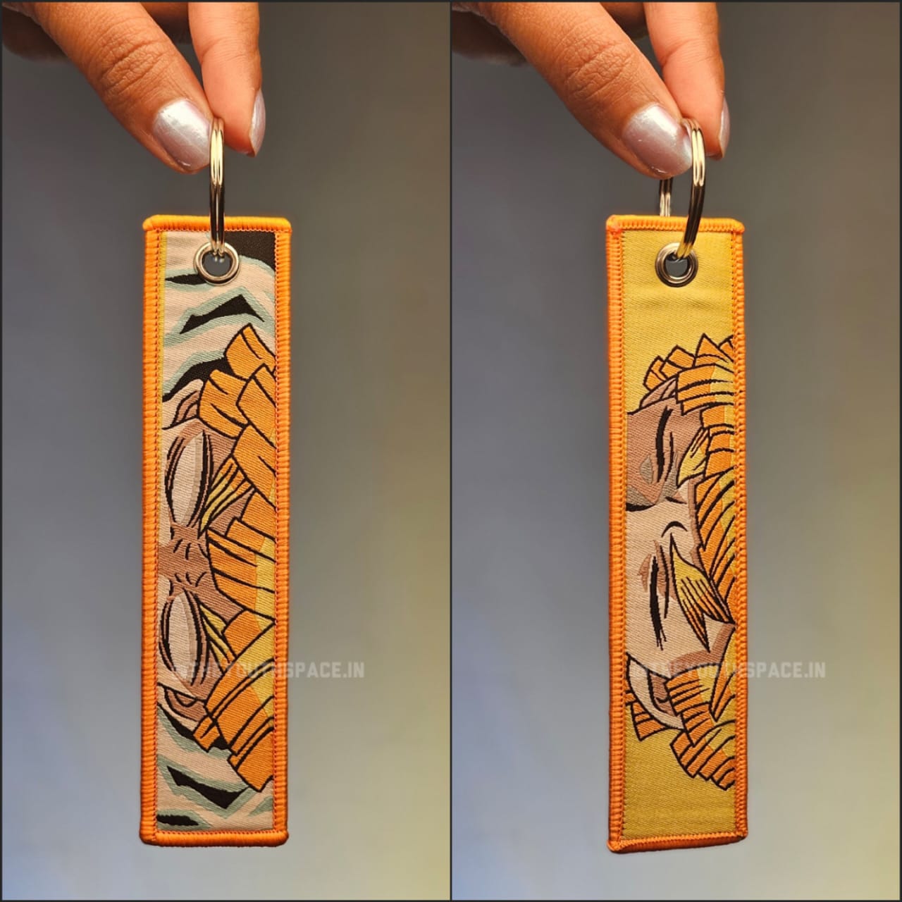 Zenitsu Flip Side Embroidered Keychain (15 cm)