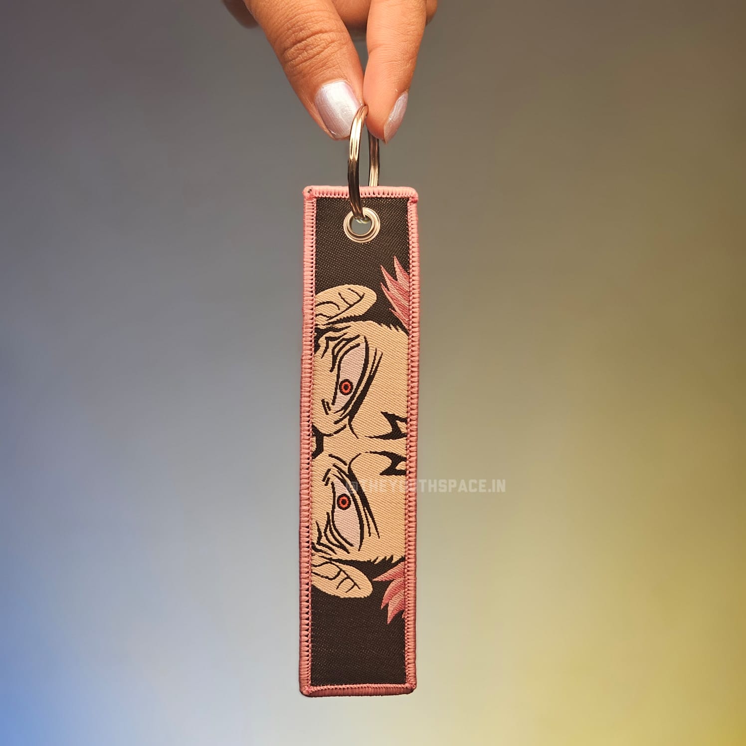 Itadori x Sukuna Flip Side Embroidered Keychain (15 cm)