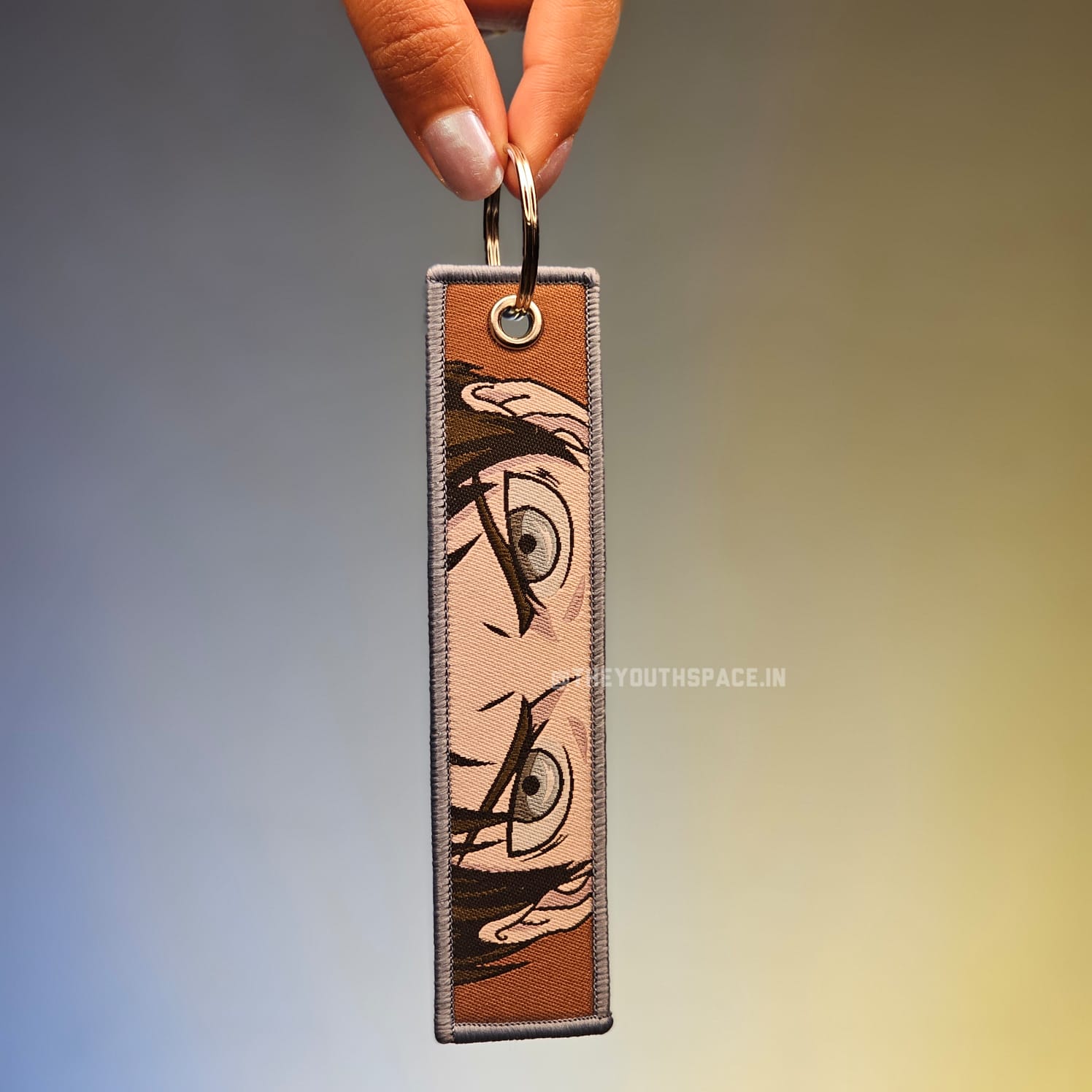 Eren Yeager Flip Side Embroidered Keychain (15 cm)