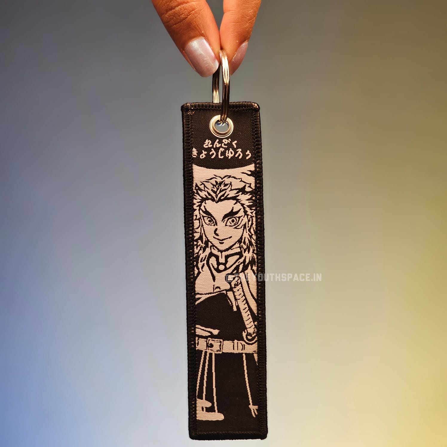 Rengoku (code 2) Flip Side Embroidered Keychain (15 cm)