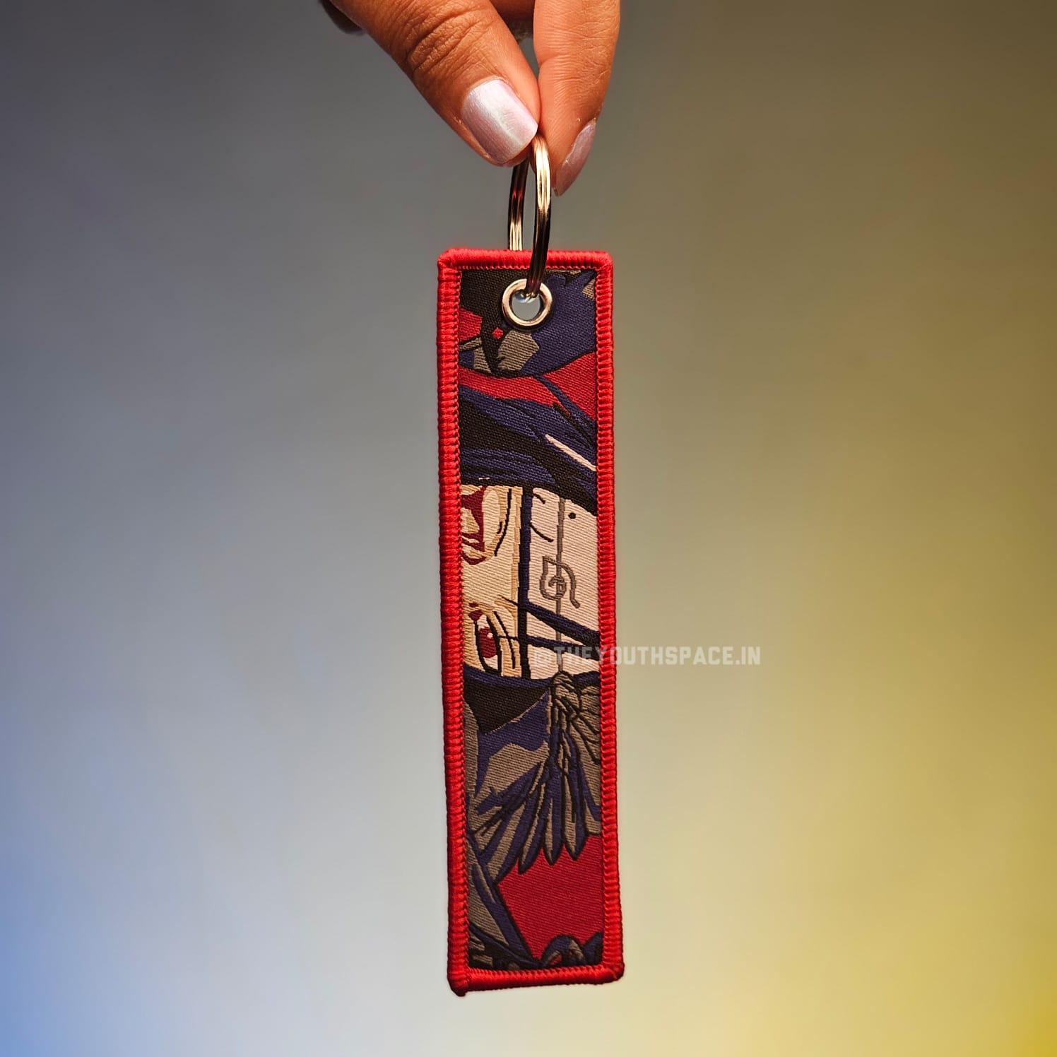 Itachi Flip Side Embroidered Keychain (15 cm)