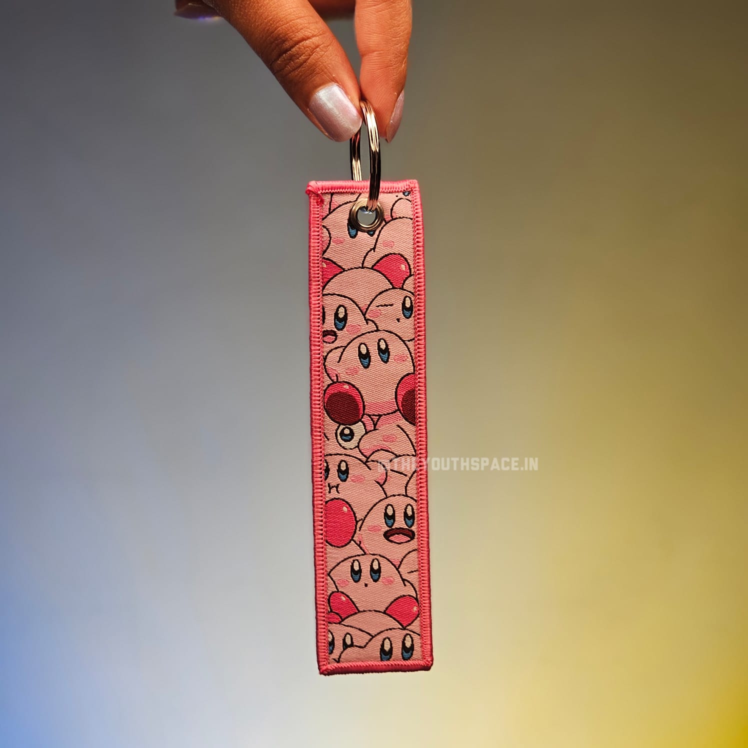 Kirby Flip Side Embroidered Keychain (15 cm)