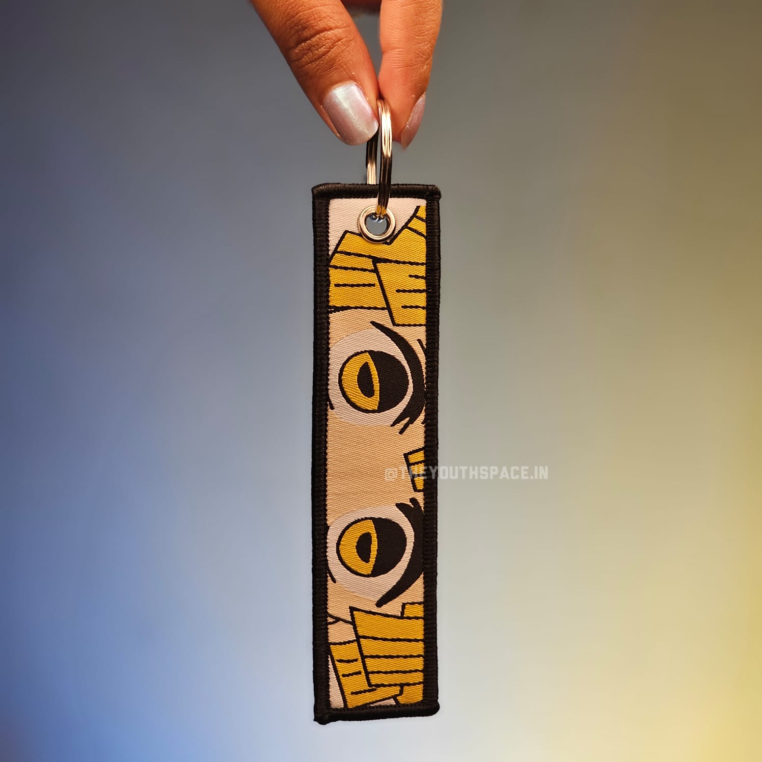 Zenitsu Flip Side Embroidered Keychain (15 cm)