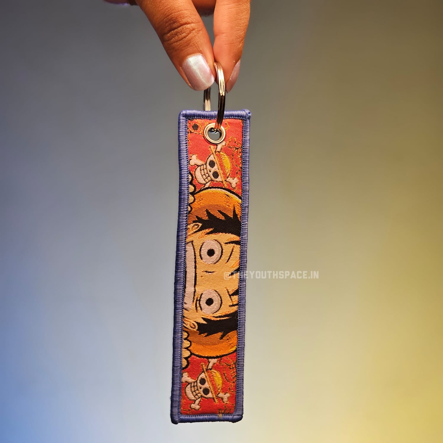Luffy Flip Side Embroidered Keychain (15 cm)