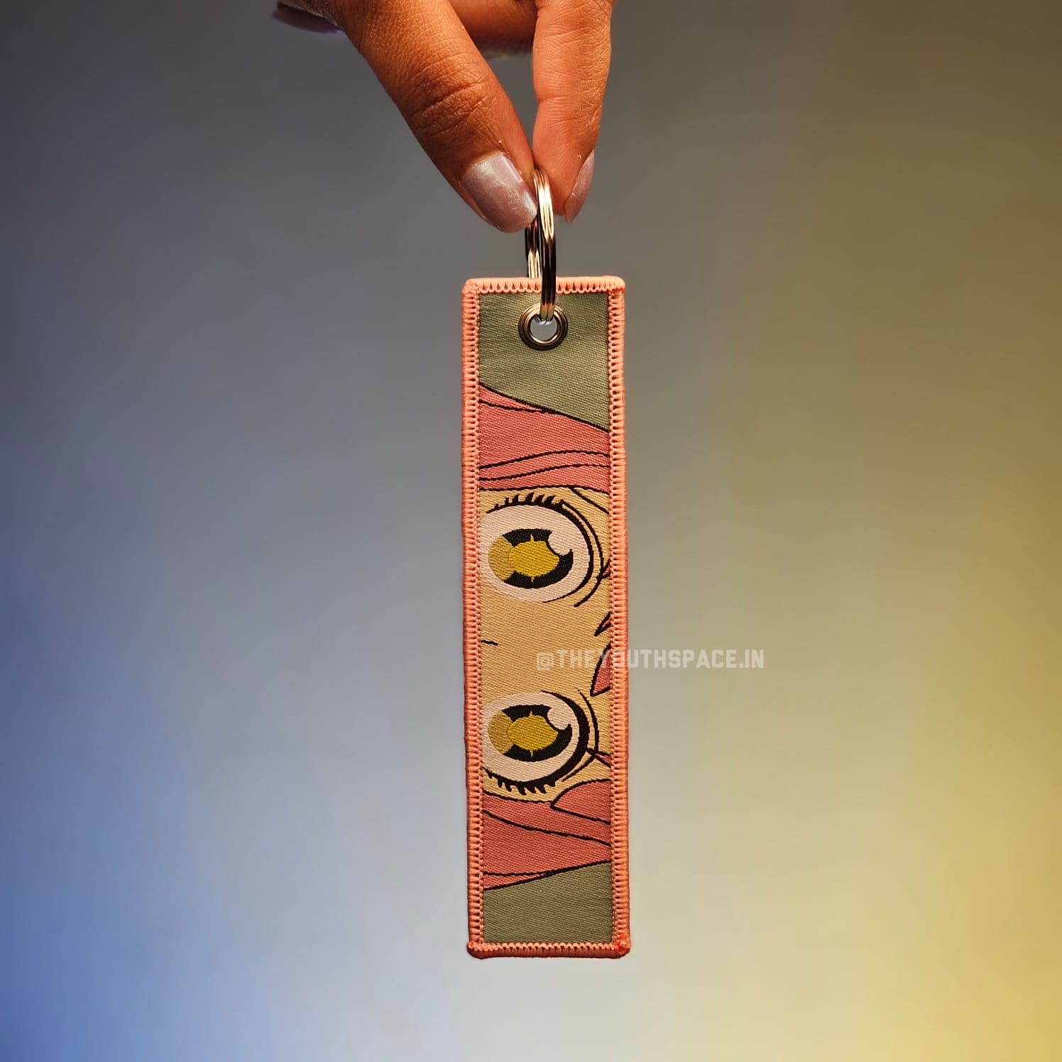 Anya × Goofy eyesFlip Side Embroidered Keychain (15 cm)
