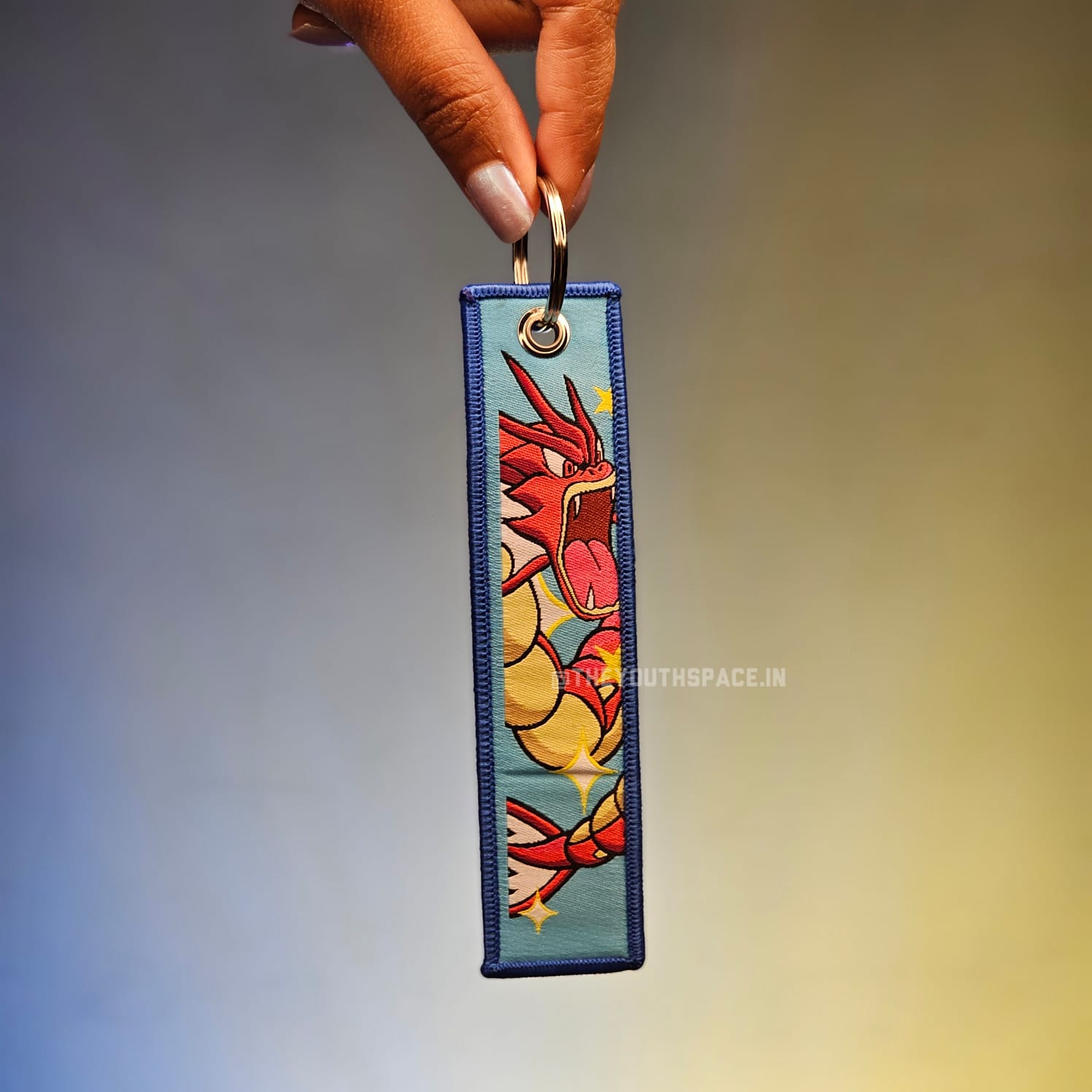 Gyarados Pokemon Flip Side Embroidered Keychain (15 cm)