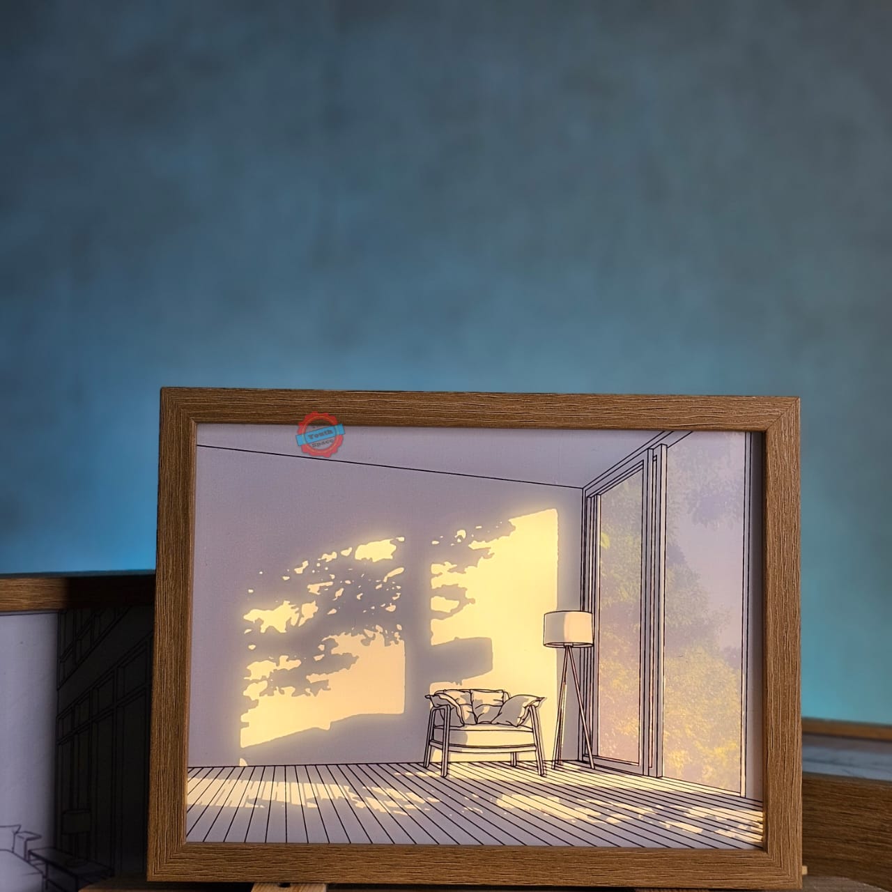 A Room Window Shadow Artistic Light Frame