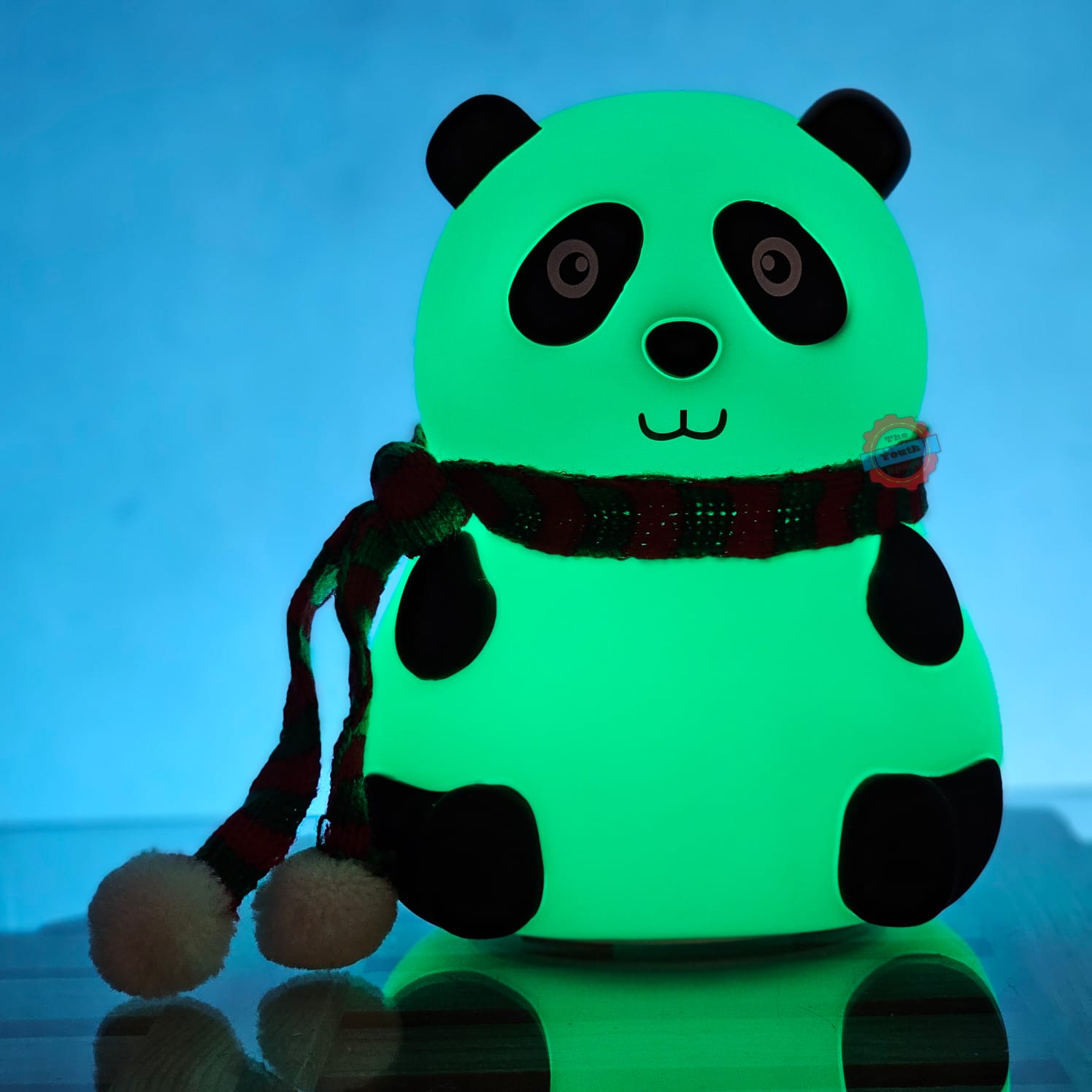 Panda Silicone Lamp (Size: 13 cm, Color: Multi-color)