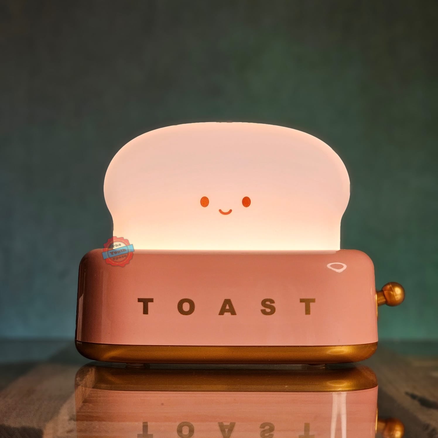 Toast Lamp (Size: 12.5 cm, Color : Warm white)