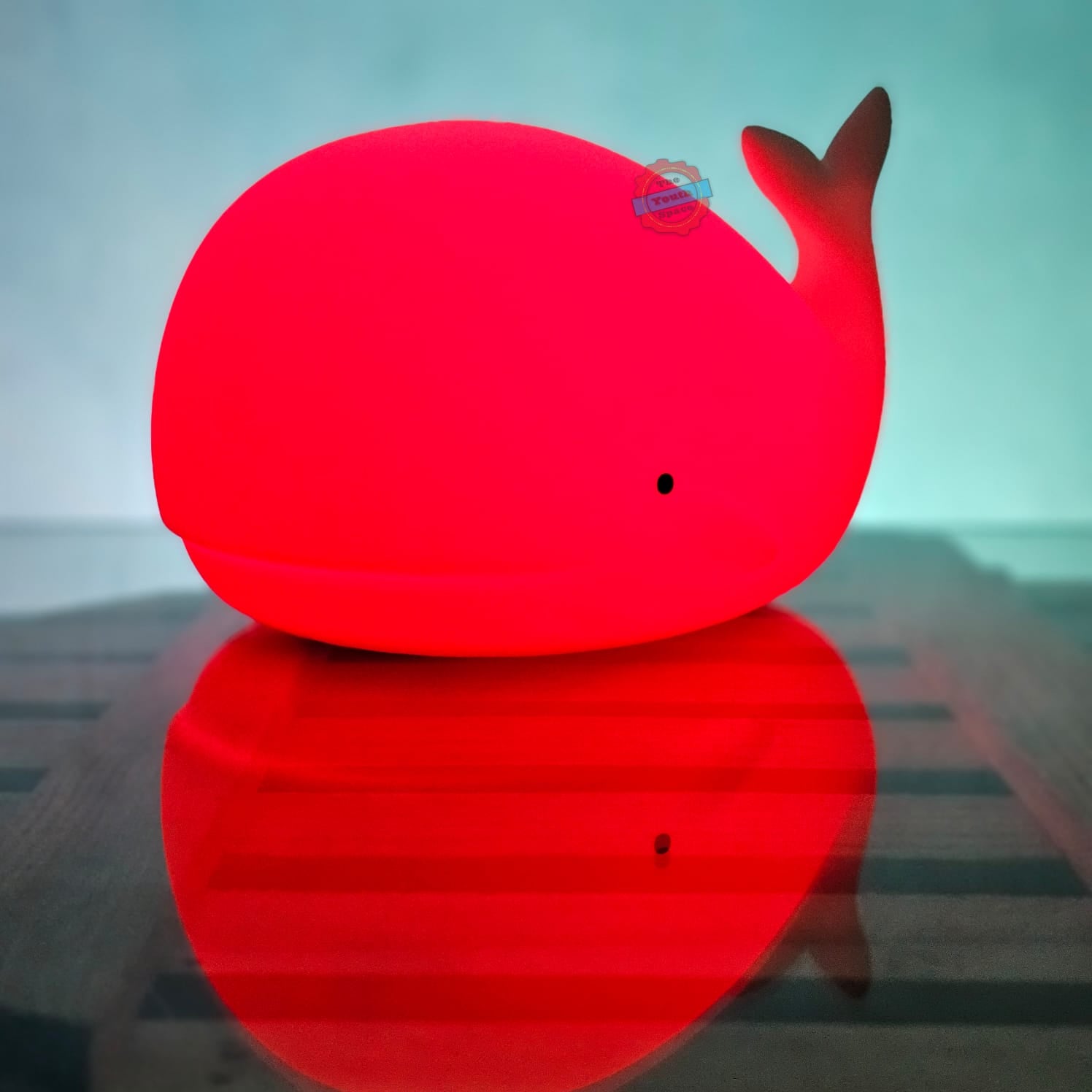 Whale Silicone Lamp (Size : 16 cm, Color : Multicolor)