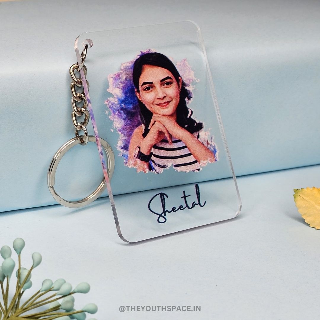 Personalised Artistic Name Keychain