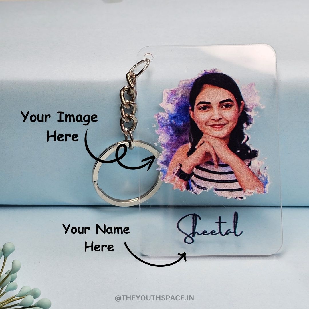Personalised Artistic Name Keychain
