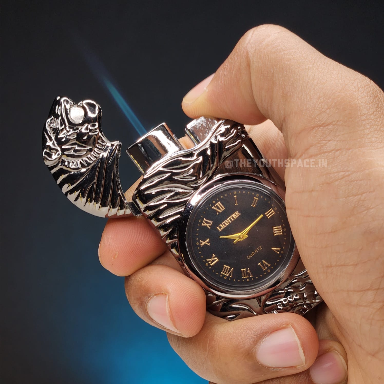 Lion Time Jet Lighter (Metallic)