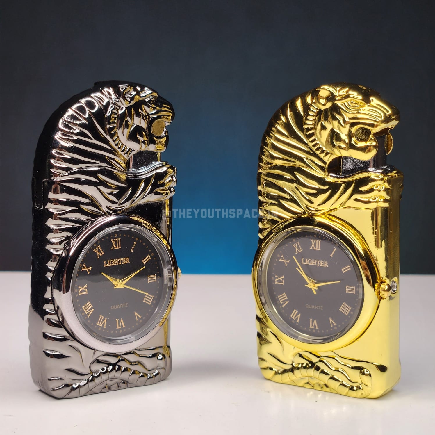 Lion Time Jet Lighter (Metallic)