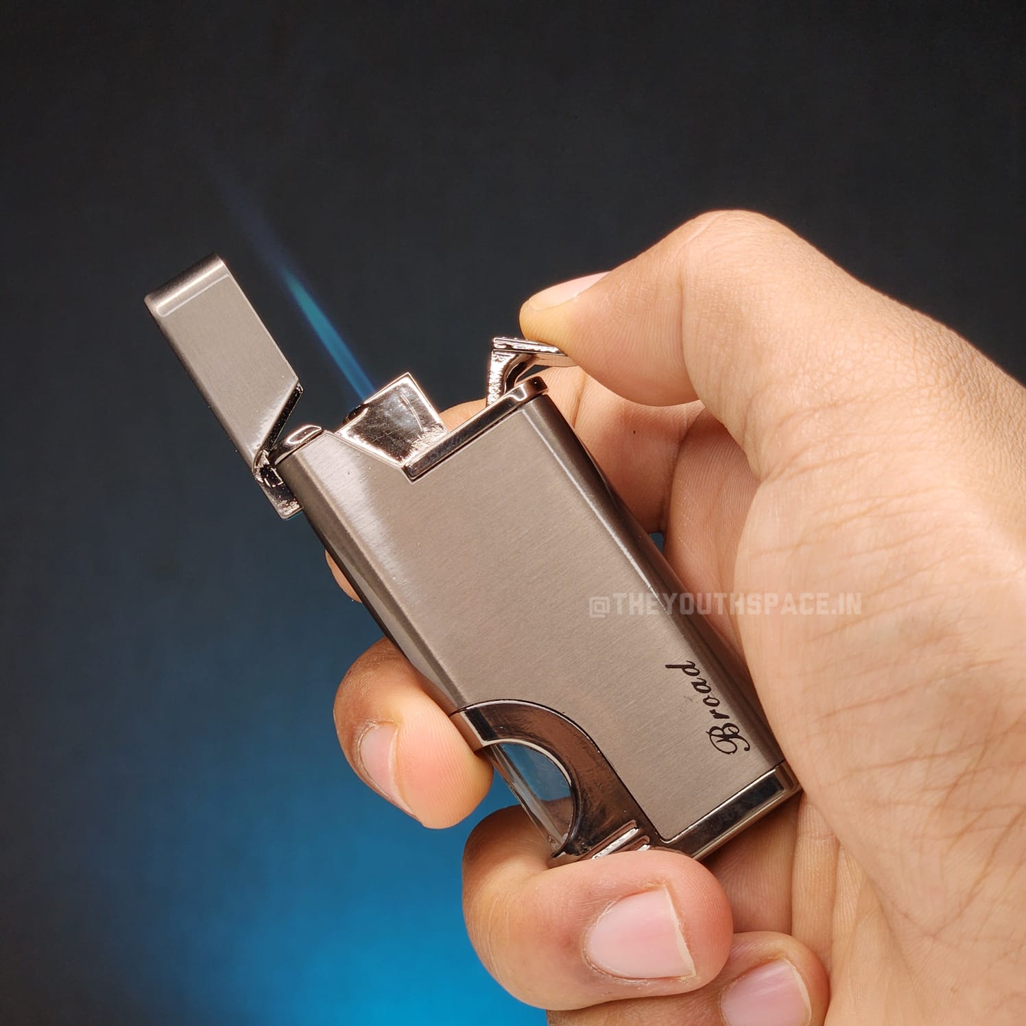Sleek Fancy jet lighter with visible fuel tank