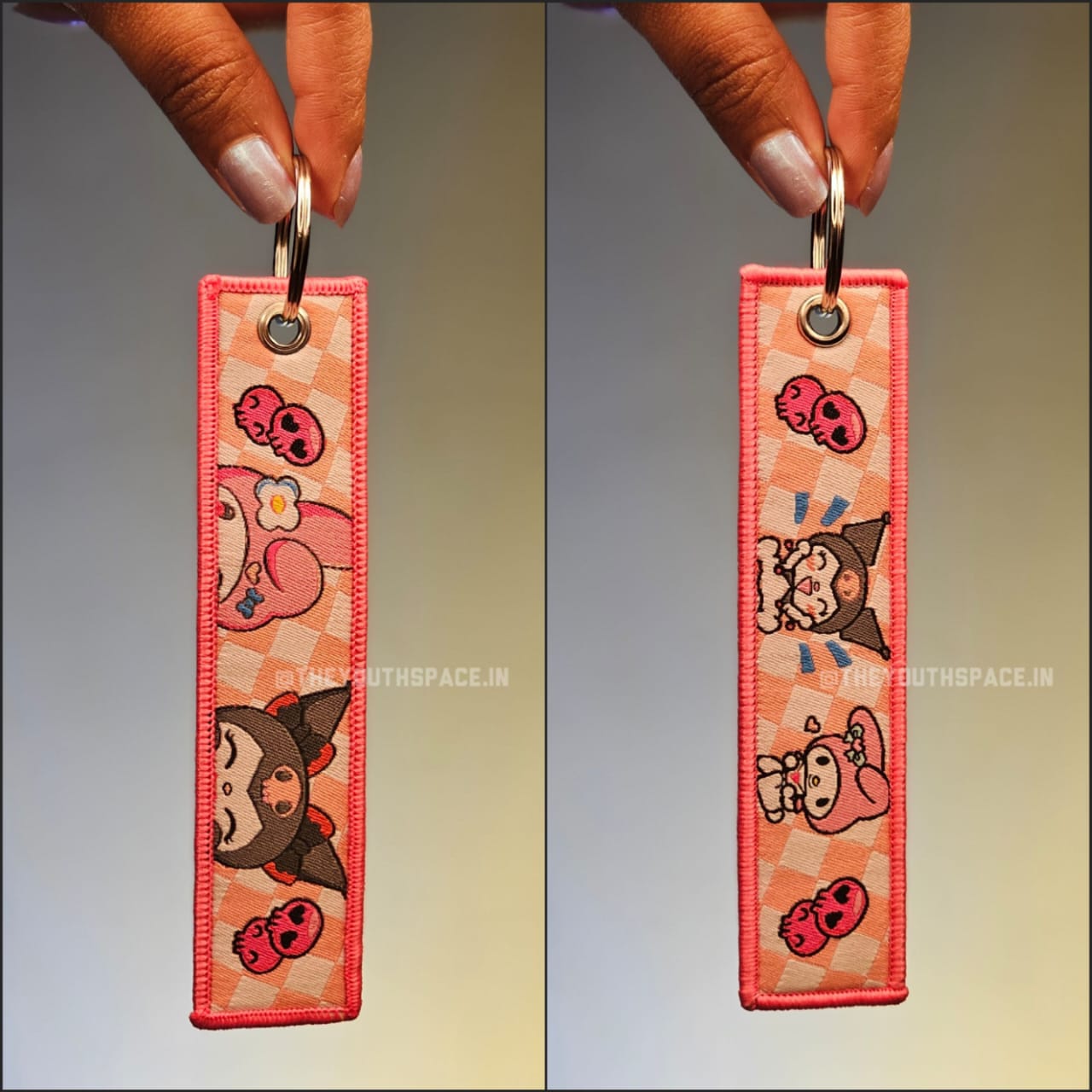 Anime Flip Side Embroidered Keychain (15 cm)