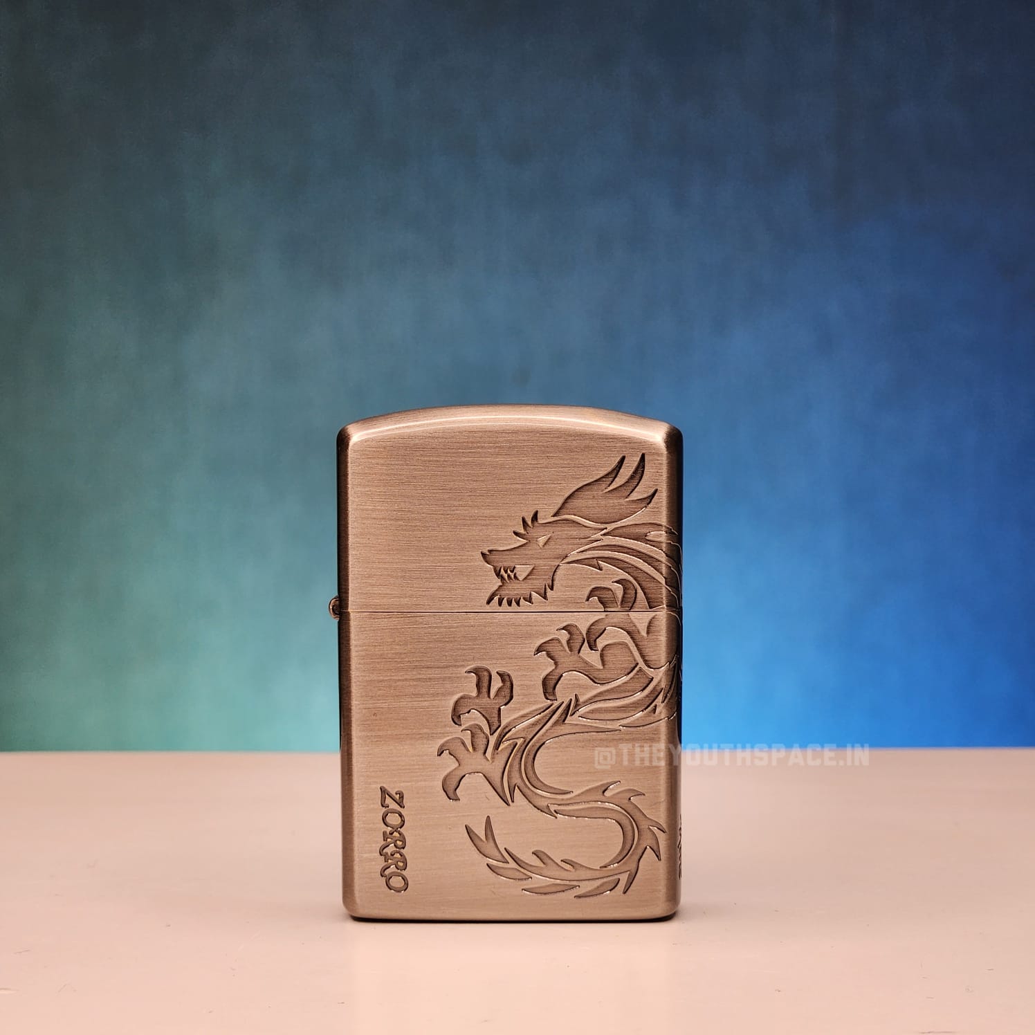 ZORRO ULTIMATE JUSTICE BRASS DRAGON LIGHTER 23HK