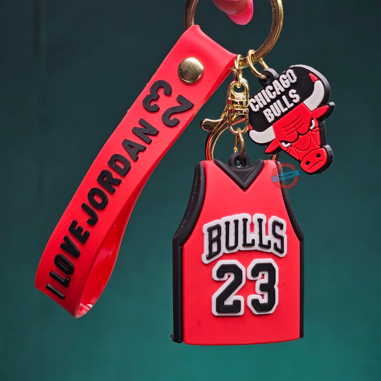 Michael Jordan Chicago Bulls Silicone Keychain