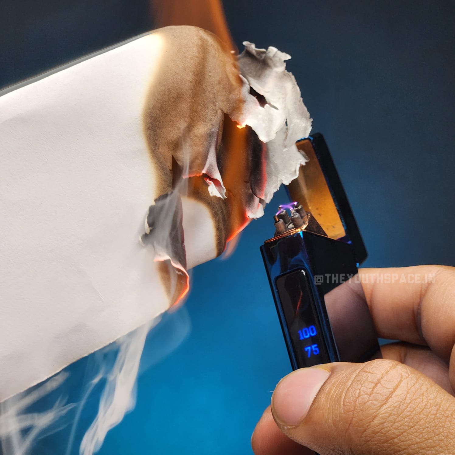 Touch Sensor Sleek Electric Plasma Arc Lighter (Metallic)