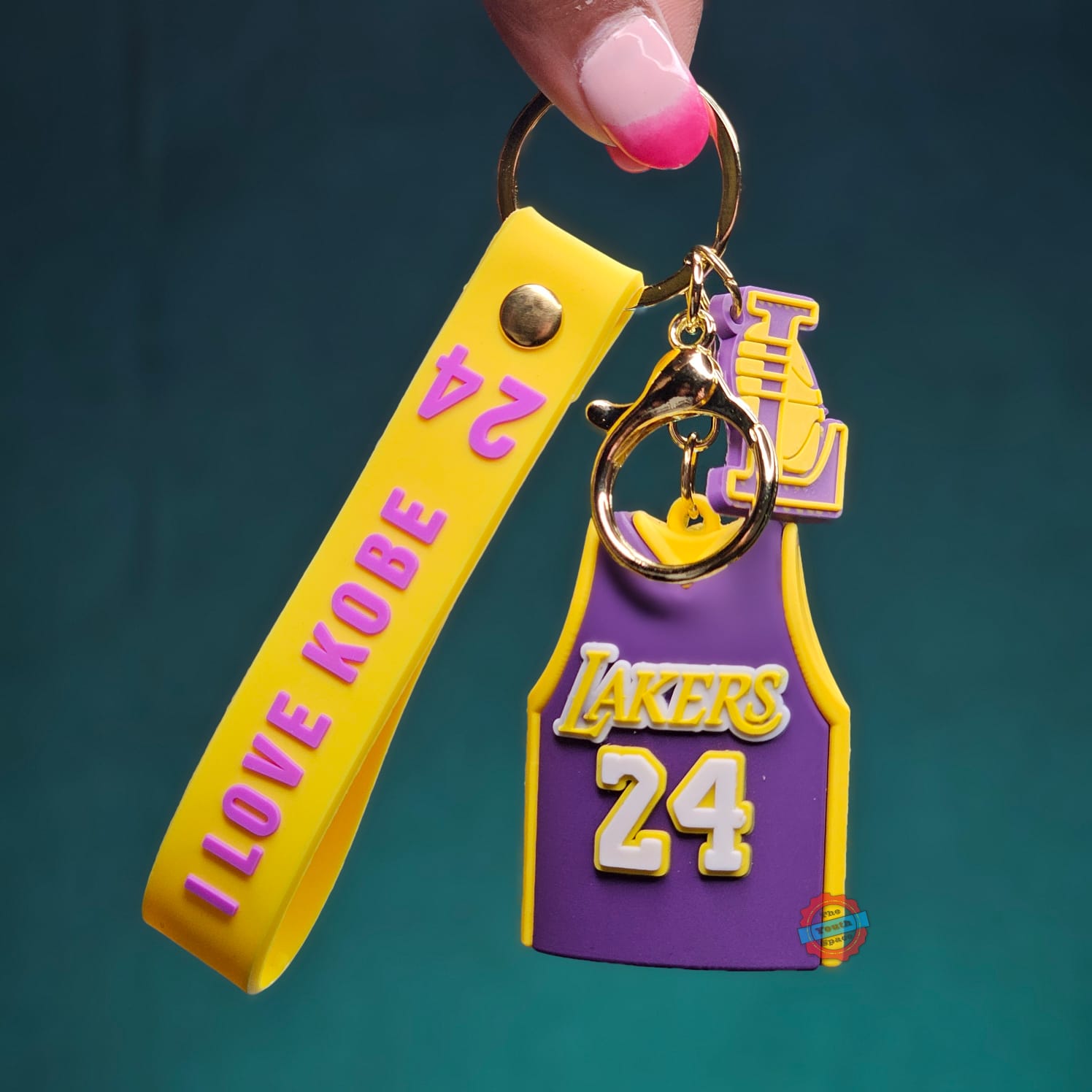 Kobe Bryant Lakers Silicone Keychain