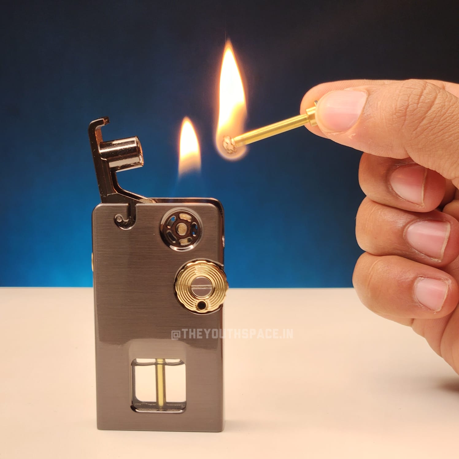 Zorro 786 Transparent Visible Fuel Tank Lighter