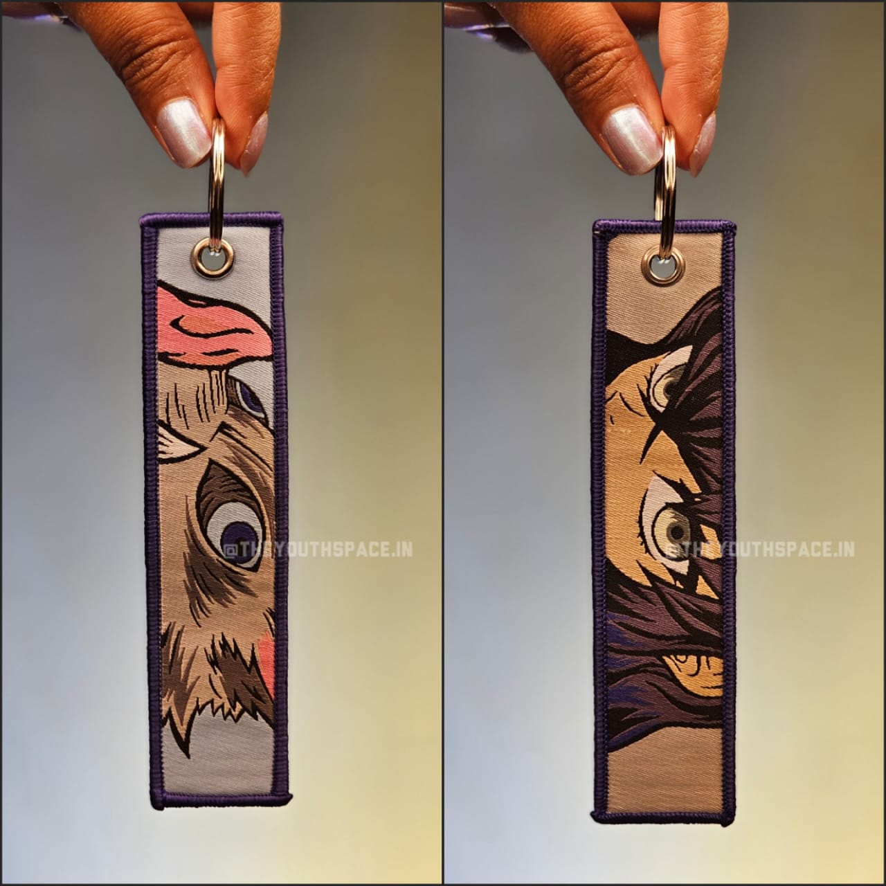 Inosuke Flip Side Embroidered Keychain (15 cm)