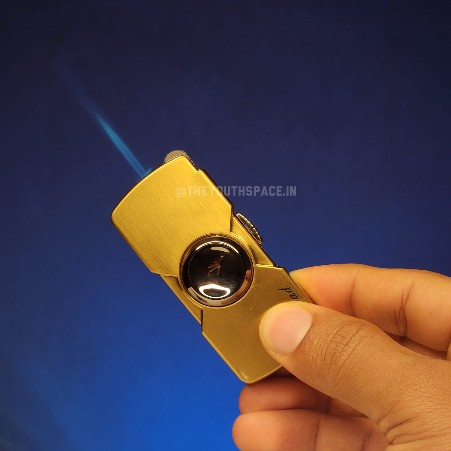 Fidget Spinner Jet Lighter (Metallic)