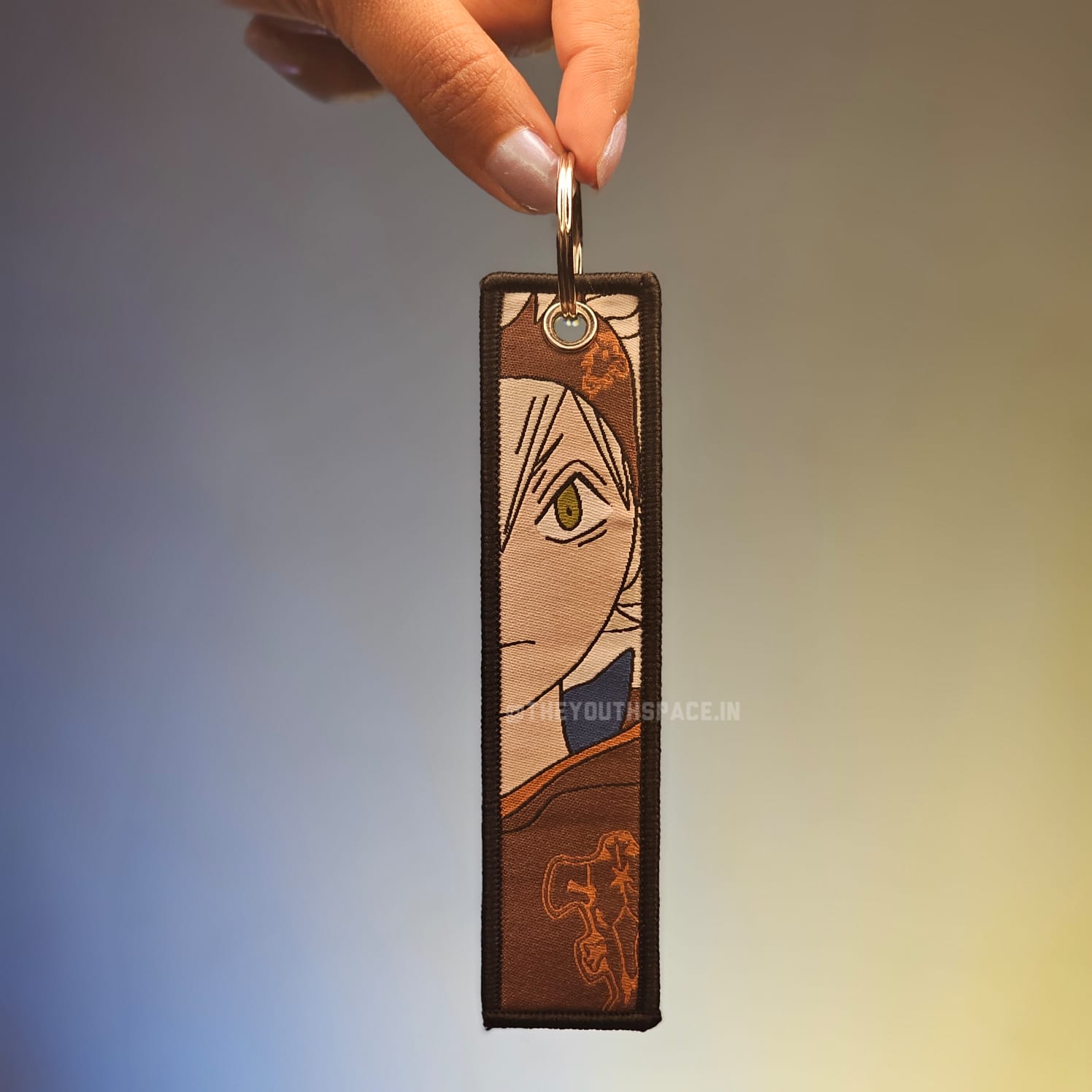 Asta Black Clover Flip Side Embroidered Keychain (15 cm)